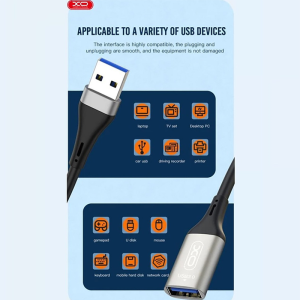 کابل انتقال دیتا USB-3 ایکس او مدل XO-NB220