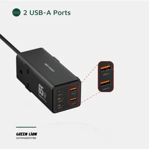 چندراهی برق گرین لاین مدل ۷In1 GaN Power Strip
