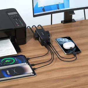 چندراهی برق گرین لاین مدل ۷In1 GaN Power Strip