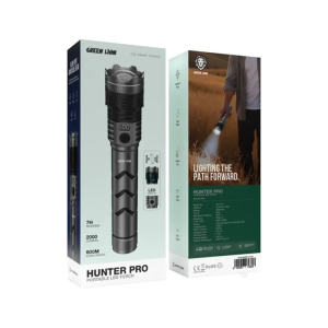 چراغ قوه شارژی گرین لاین مدل Hunter pro