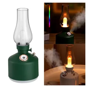 دستگاه بخور و چراغ خواب مدل LA-0621 شارژی طرح فانوس