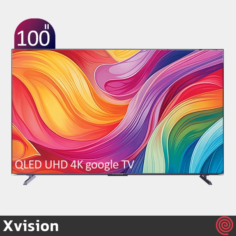 تلویزیون 100 اینچ QLED هوشمند ایکس ویژن مدل Xvision xseries 100x15 | UHD 4K - HDR