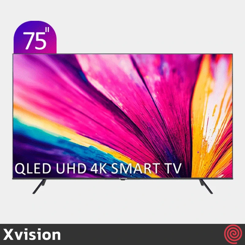 تلویزیون 75 اینچ QLED هوشمند ایکس ویژن مدل Xvision xseries 75x25 | UHD 4K - HDR