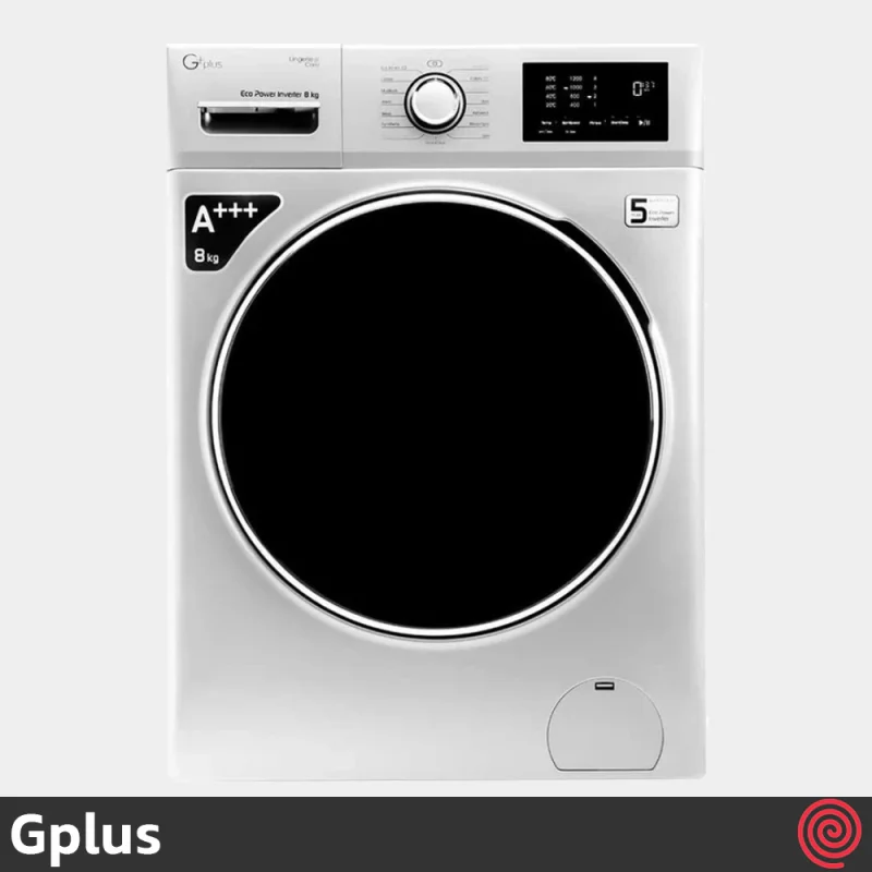 ماشین لباسشویی 8 کیلوگرم جی پلاس مدل Gplus GWM-M822W