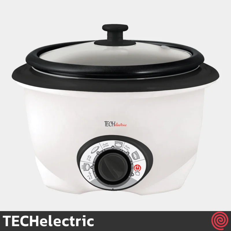 پلوپز 4 نفره تک الکتریک مدل TECHelectric RC1108-10TB | گنجایش 1.8 لیتری