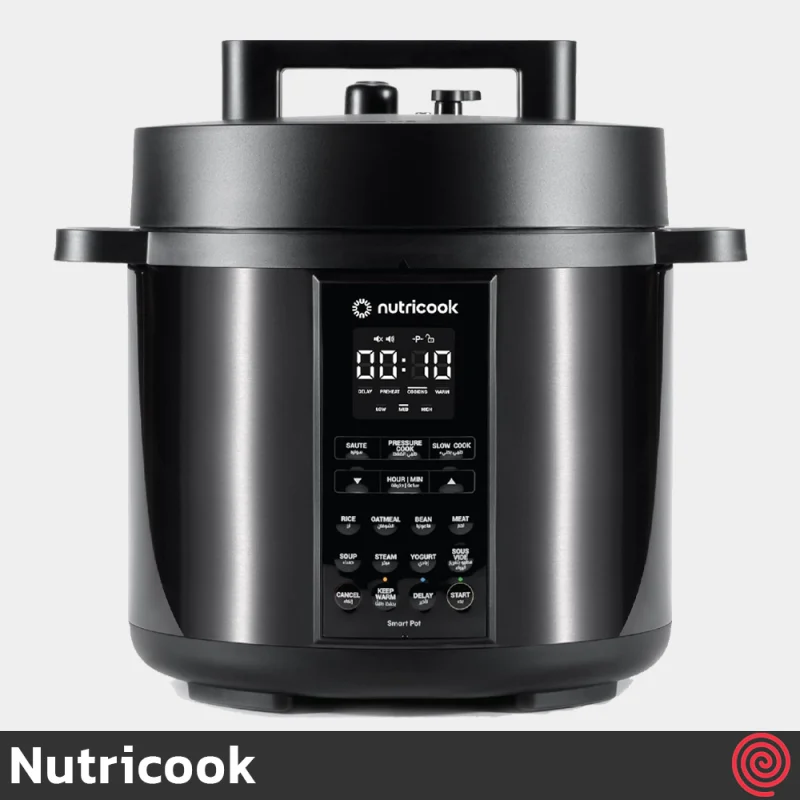 مولتی کوکر 9 کاره نوتریکوک مدل nutricook ‎NC-SP208K | گنجایش 8 لیتری و 4 حالته
