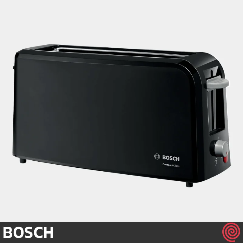 توستر نان تک اسلات بوش مدل Bosch TAT3A003 | رنگ مشکی و اسلات بلند
