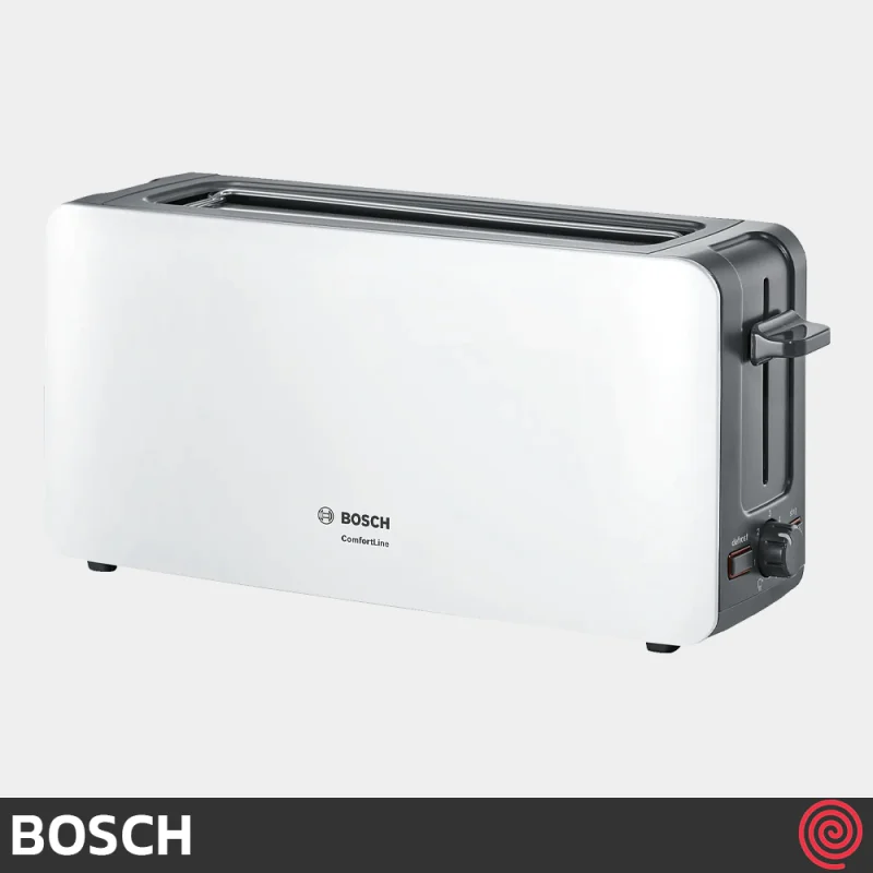 توستر نان تک اسلات بوش مدل Bosch TAT6A001 | رنگ سفید و اسلات بلند