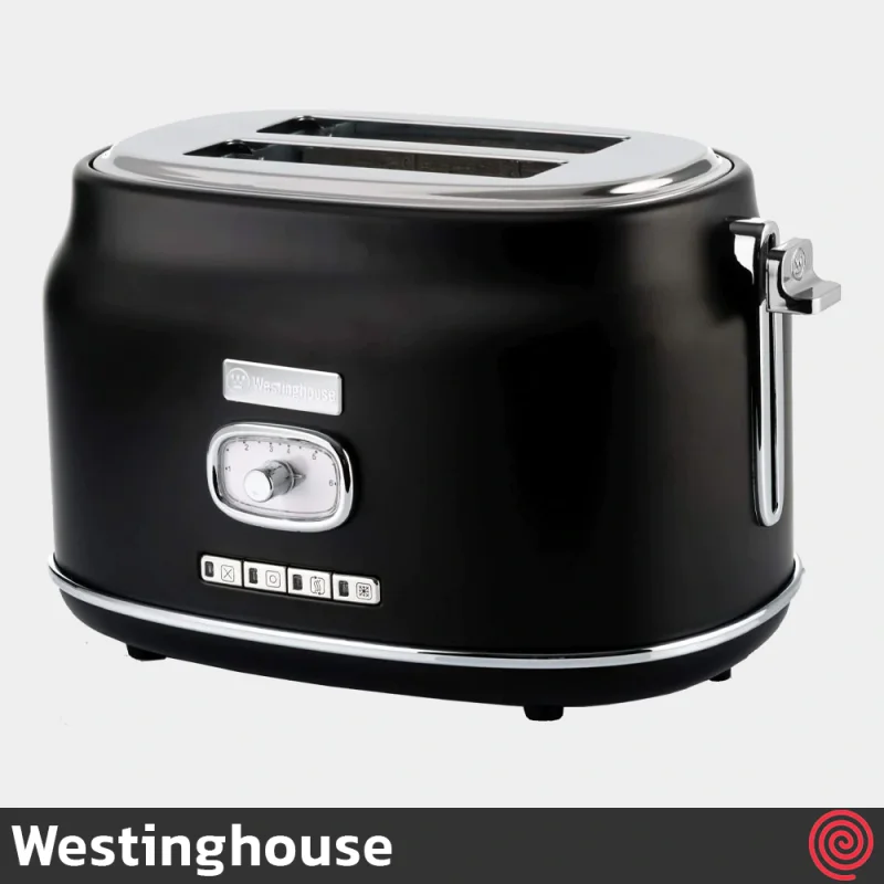 توستر نان 2 اسلایس وستینگهاوس مدل Westinghouse WKTTB857BK | اسلات کوچک