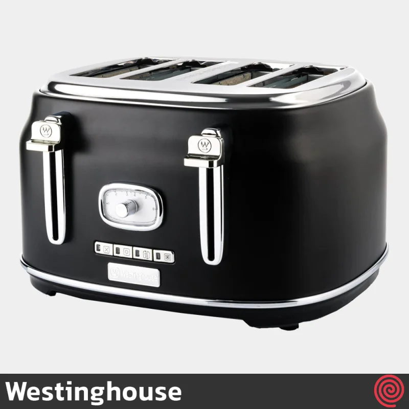 توستر نان 4 اسلایس وستینگهاوس مدل Westinghouse WKTTB809BK | اسلات کوچک