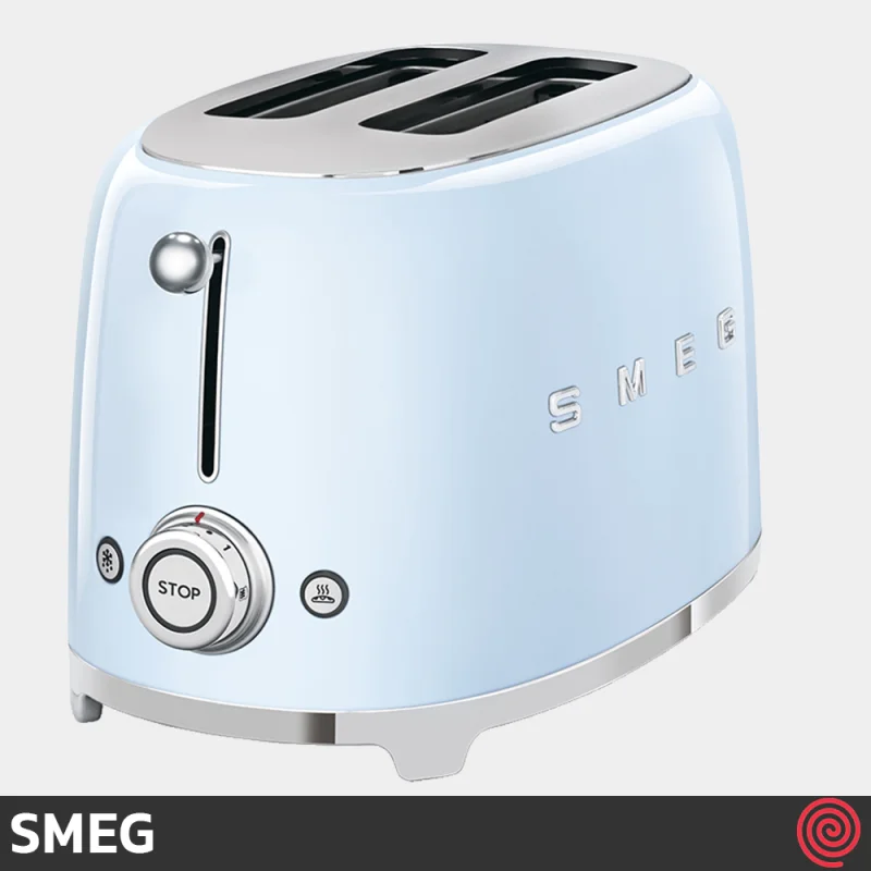 توستر نان 2 اسلایس اسمگ مدل SMEG TSF01PB | اسلات کوچک