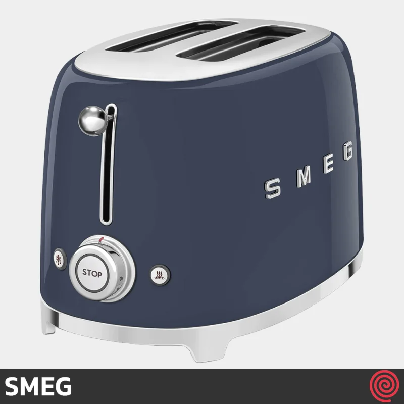 توستر نان 2 اسلایس اسمگ مدل SMEG TSF01NB | اسلات کوچک