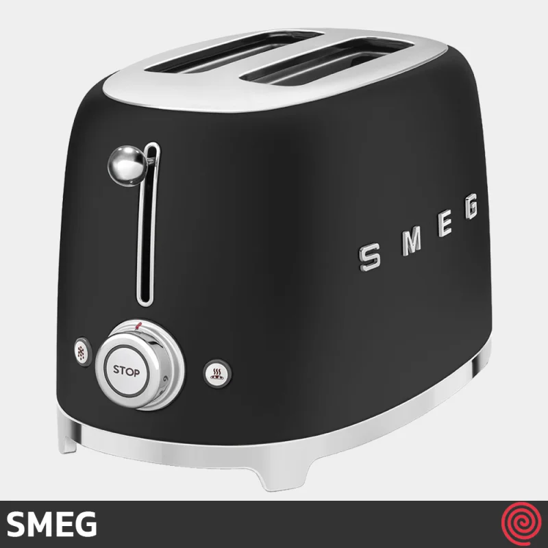 توستر نان 2 اسلایس اسمگ مدل SMEG TSF01BLM | اسلات کوچک
