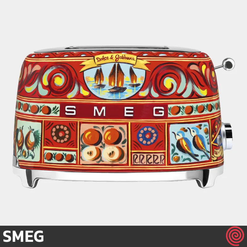 توستر نان 2 اسلایس اسمگ مدل SMEG TSF01DG | اسلات کوچک