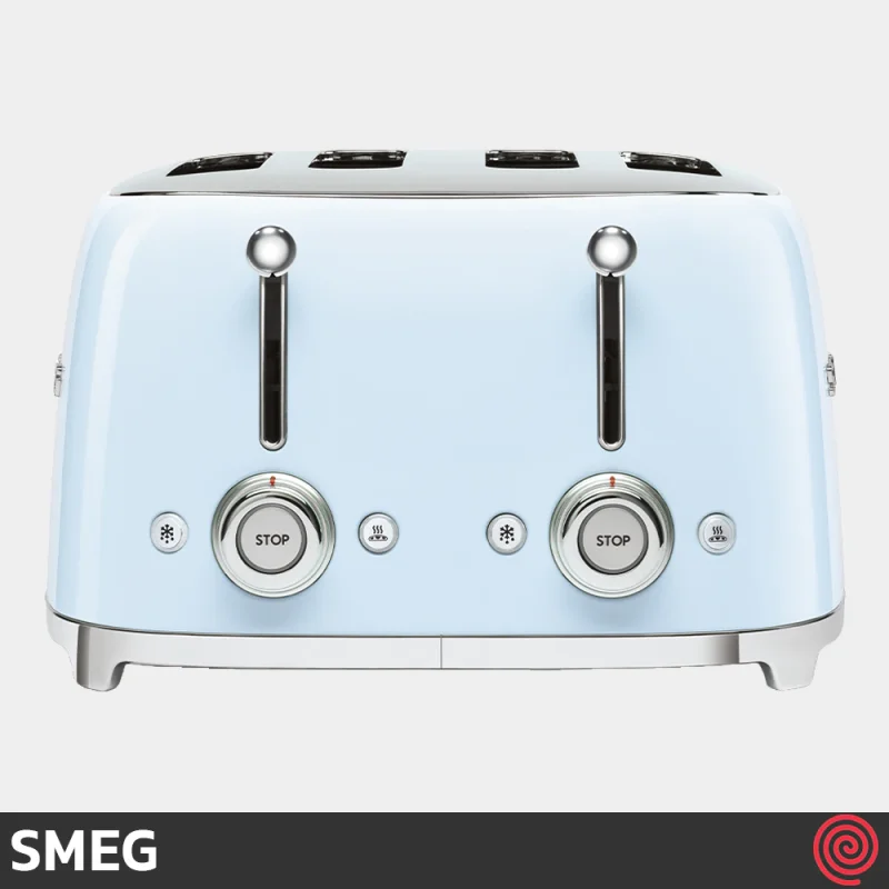 توستر نان 4 اسلایس اسمگ مدل SMEG TSF03PB | اسلات کوچک