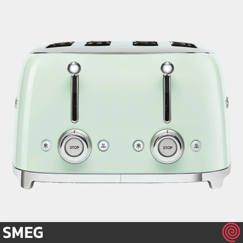 توستر نان 4 اسلایس اسمگ مدل SMEG TSF03PG | اسلات کوچک