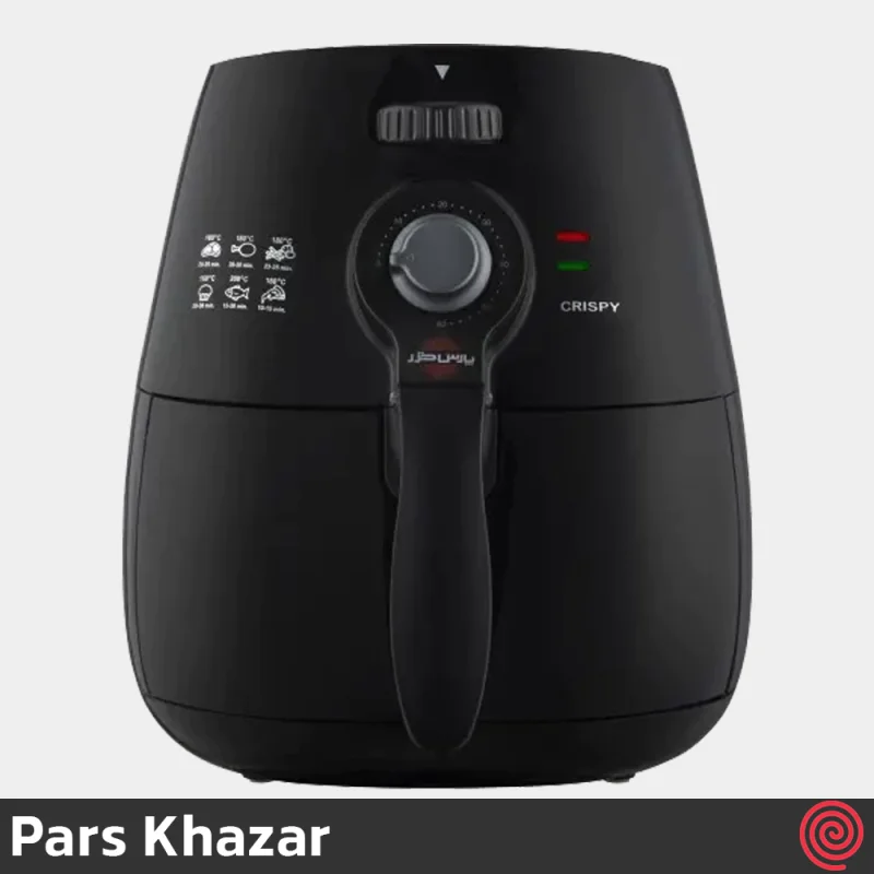 سرخ کن بدون روغن پارس خزر مدل Pars Khazar CRISPY | گنجایش 4.7 لیتر با ظرف کیک