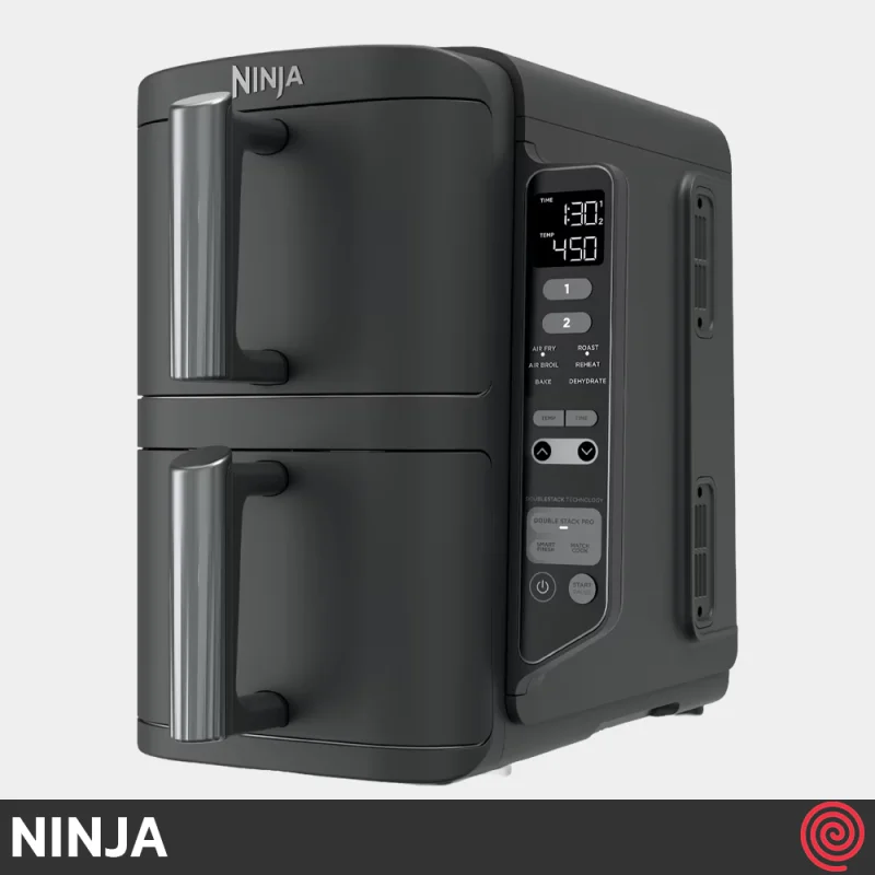 سرخ کن بدون روغن نینجا مدل NINJA DoubleStack SL201 | گنجایش 9.5 لیتر