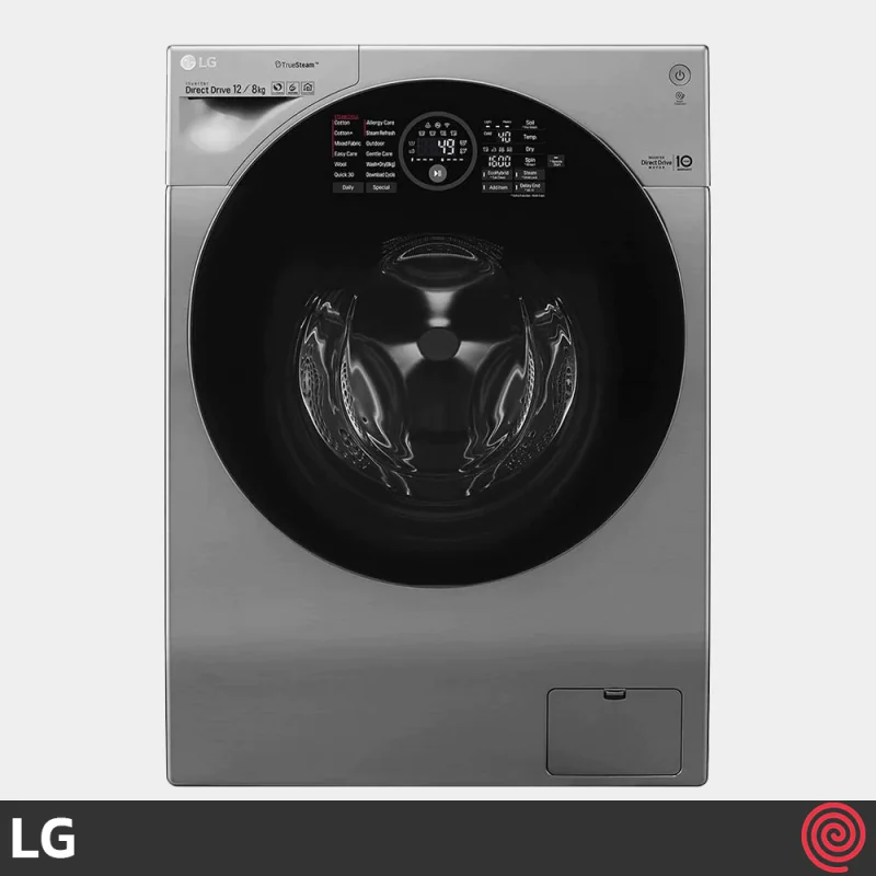 ماشین لباسشویی 12 کیلوگرم ال جی مدل LG FH6G1BCHK6N | خشک کن 8 کیلویی