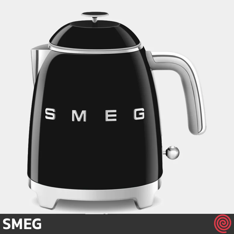کتری برقی مینی اسمگ مدل SMEG KLF05BL | رنگ مشکی براق با گنجایش 0.8 لیتر