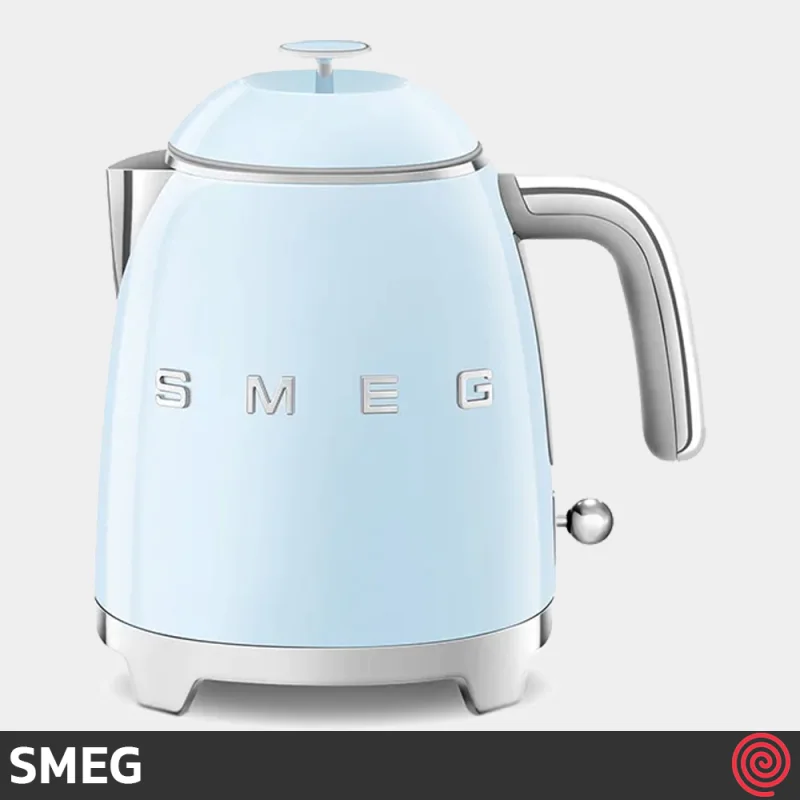 کتری برقی مینی اسمگ مدل SMEG KLF05PB | رنگ آبی پاستلی با گنجایش 0.8 لیتر