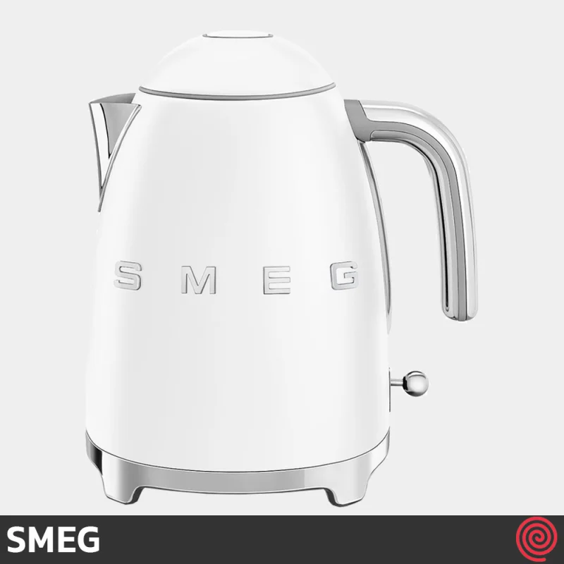 کتری برقی اسمگ مدل SMEG KLF03WHM | رنگ سفید مات با گنجایش 1.7 لیتر