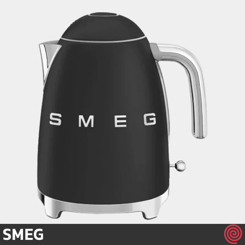کتری برقی اسمگ مدل SMEG KLF03BLM | رنگ مشکی مات با گنجایش 1.7 لیتر