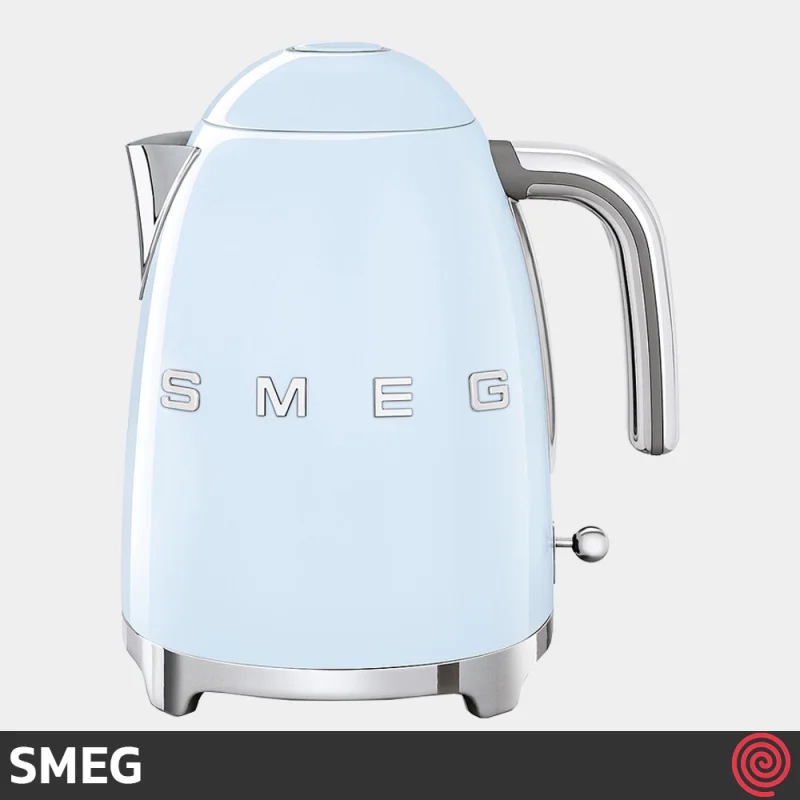 کتری برقی اسمگ مدل SMEG KLF03PB | رنگ آبی پاستلی با گنجایش 1.7 لیتر