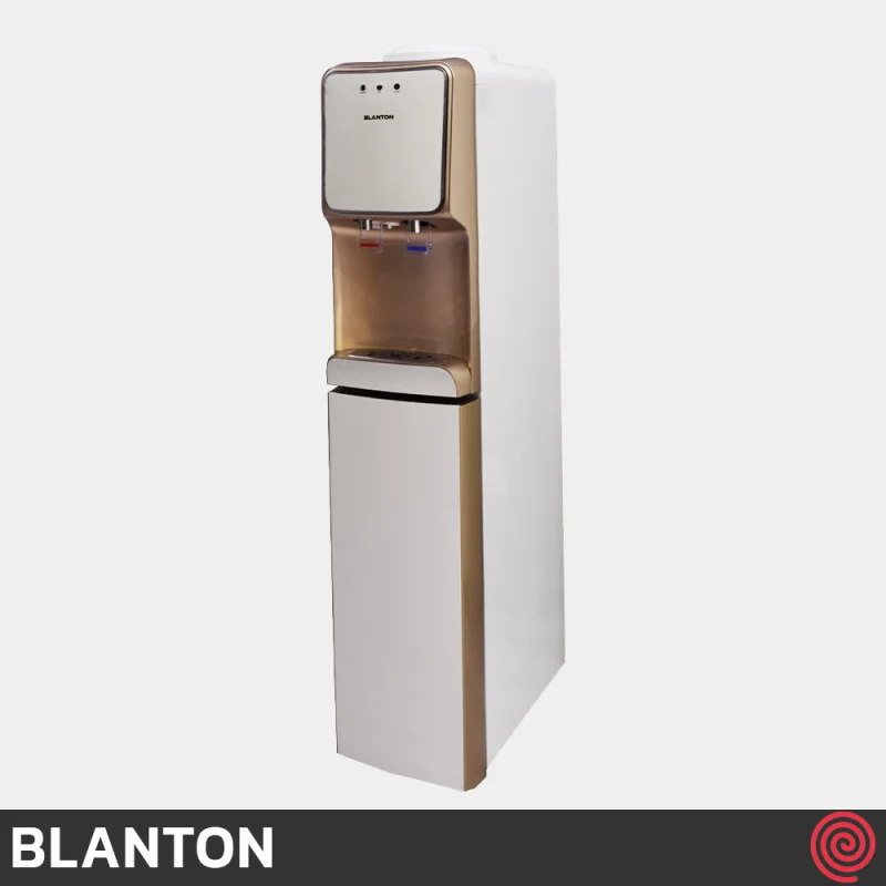 آبسردکن ایستاده بلانتون مدل BLANTON BAK-WD1201RG | رنگ سفید + رزگلد و مخزن دار
