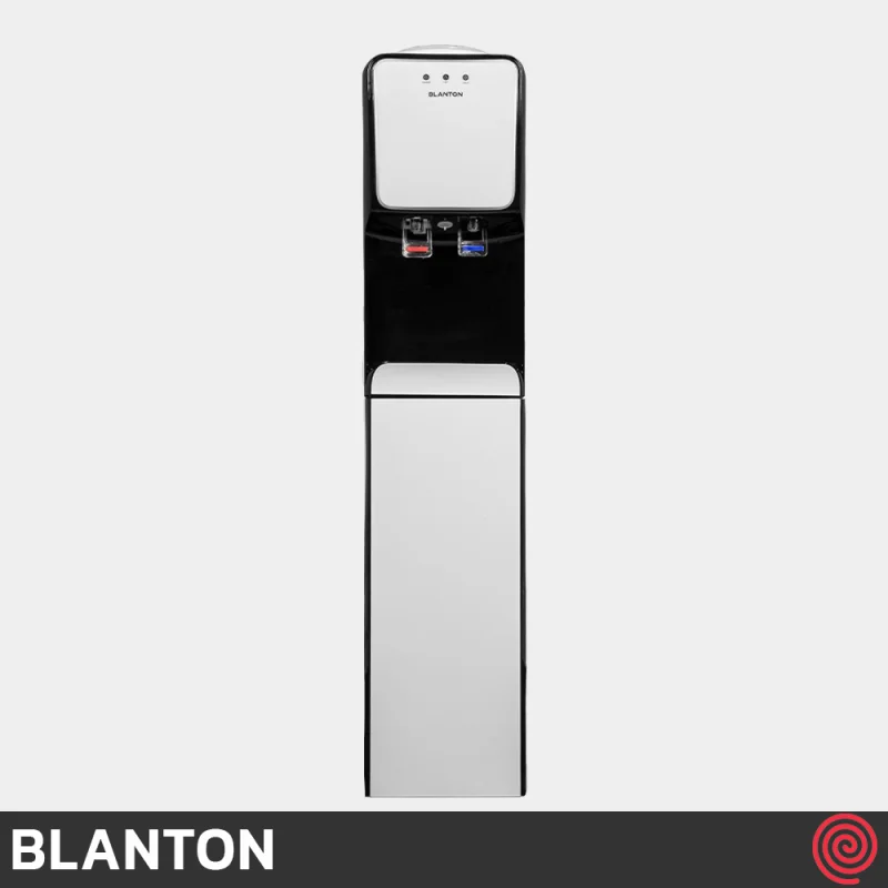آبسردکن ایستاده بلانتون مدل BLANTON BAK-WD1201B | رنگ سفید + مشکی و مخزن دار