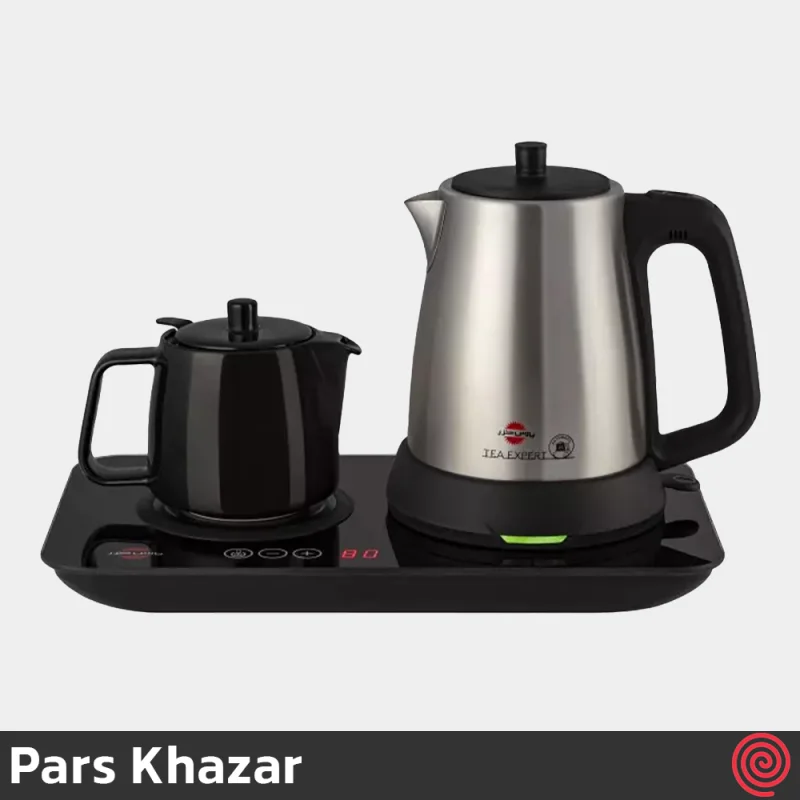 چای ساز صفحه ای پارس خزر مدل دیجیتال گرمنوش - Pars Khazar Garmnoush | گنجایش 1.8 لیتر