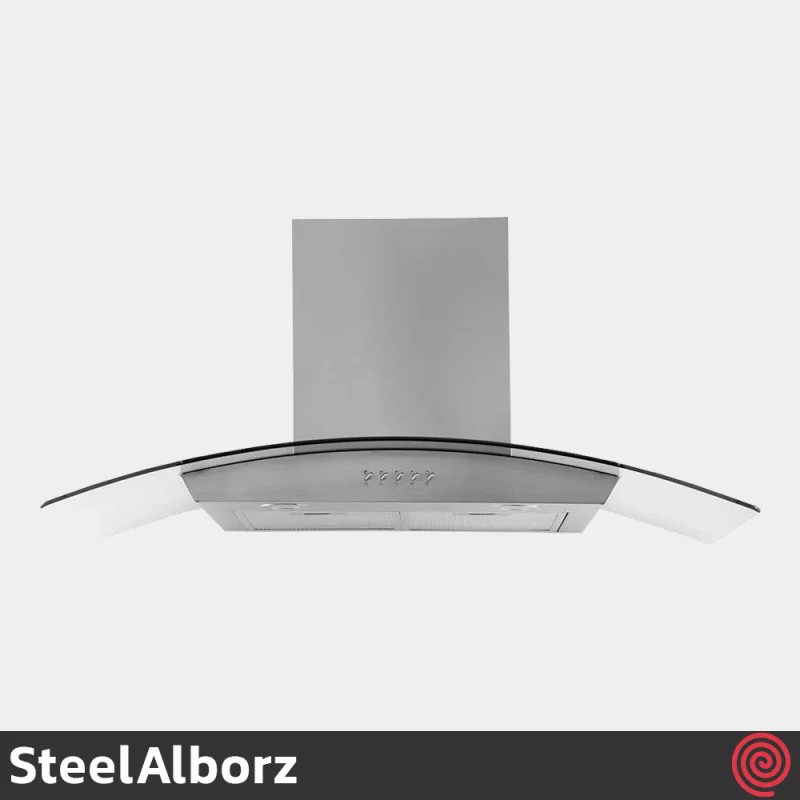 هود شومینه ای استیل البرز مدل SteelAlborz SA-101 | سایز 90 با موتور 3 دور