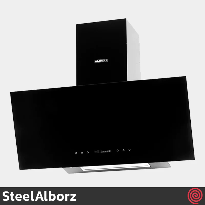 هود مورب استیل البرز مدل SteelAlborz SA-407 | سایز 90 با موتور 4 دور اینورتر