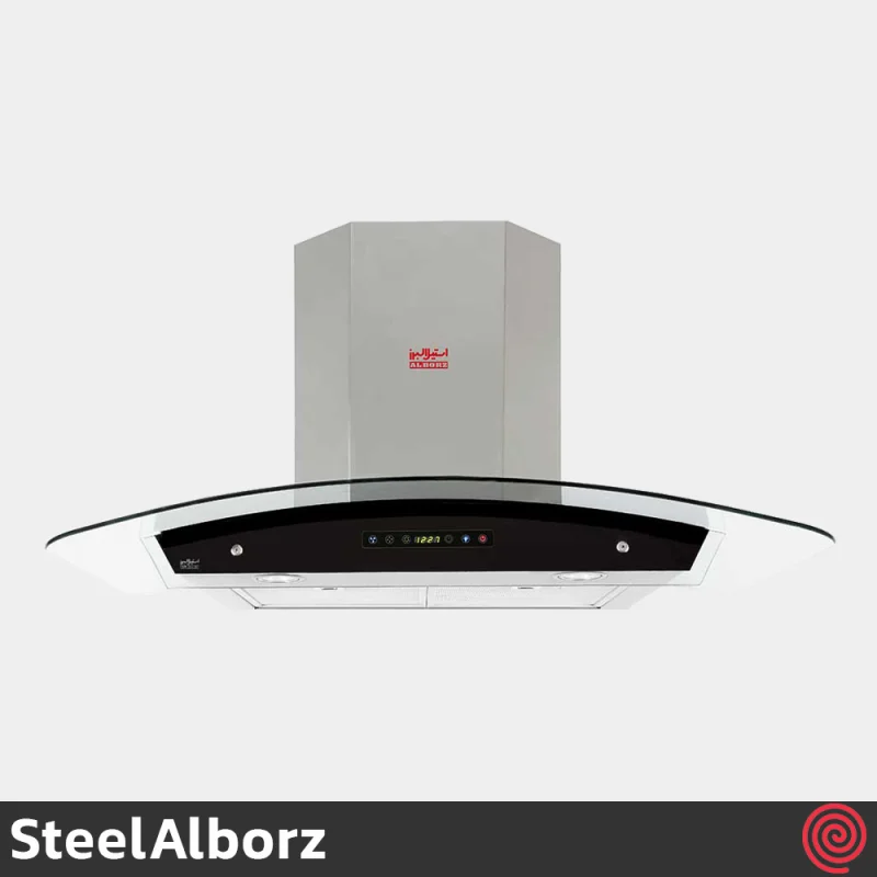هود شومینه ای استیل البرز مدل SteelAlborz SA-105 | سایز 90 با موتور 3 دور