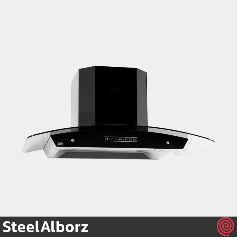 هود شومینه ای استیل البرز مدل SteelAlborz SA-106B | سایز 90 با موتور 3 دور