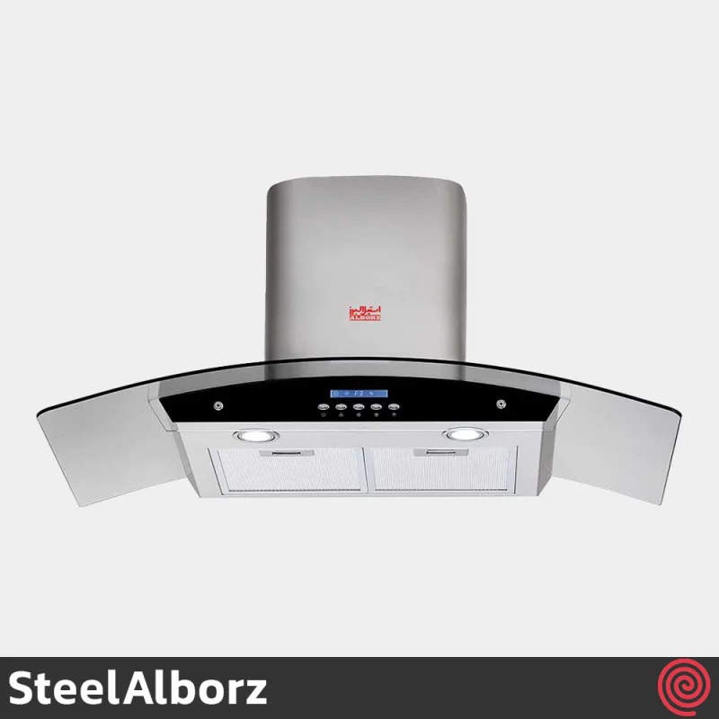 هود شومینه ای استیل البرز مدل SteelAlborz SA-120 | سایز 90 با موتور 3 دور