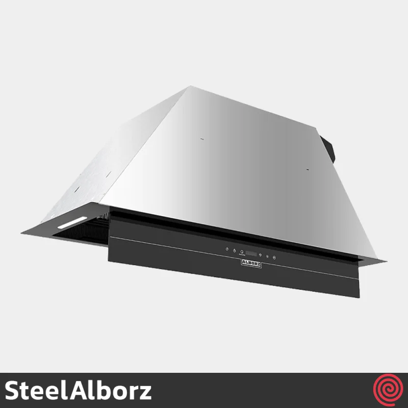 هود مخفی استیل البرز مدل SteelAlborz SA-510B | سایز 80 با موتور 3 دور