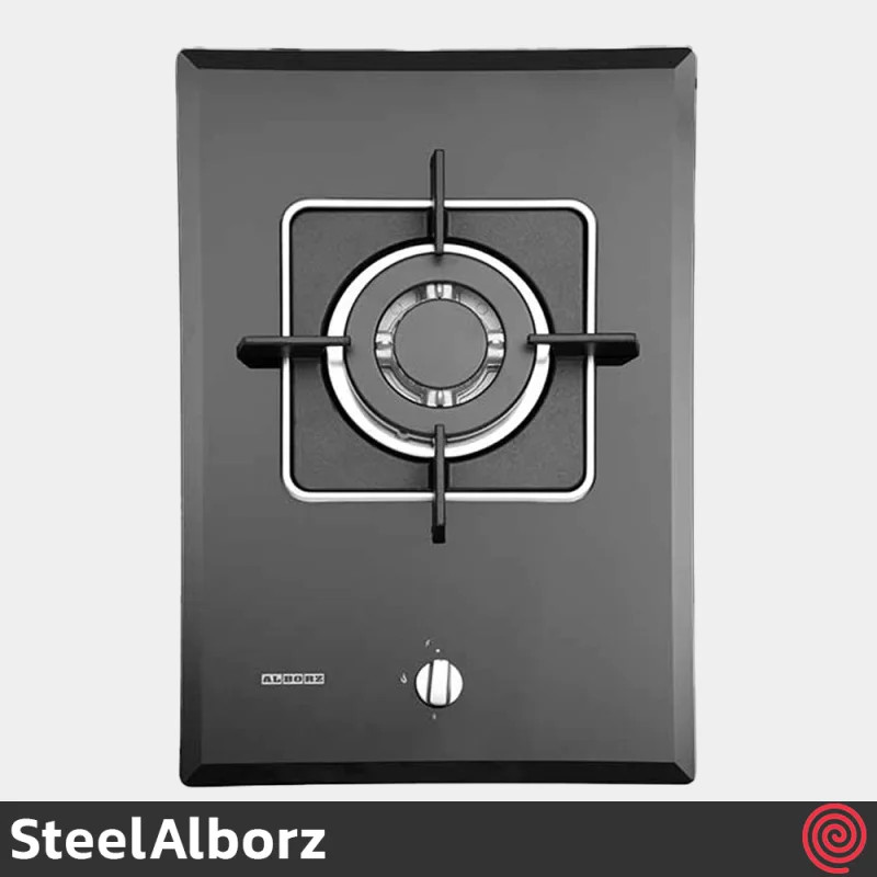اجاق گاز صفحه ای 1 شعله استیل البرز مدل SteelAlborz G-1351I | بدنه شیشه ای
