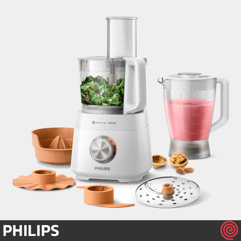 غذاساز 29 کاره فیلیپس مدل Philips PowerChop HR7510 | رنگ سفید با توان 800 وات