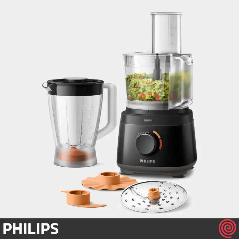 غذاساز 19 کاره فیلیپس مدل Philips HR7320 | رنگ مشکی با توان 700 وات