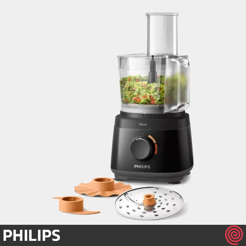 غذاساز 16 کاره فیلیپس مدل Philips HR7310 | رنگ مشکی با توان 700 وات