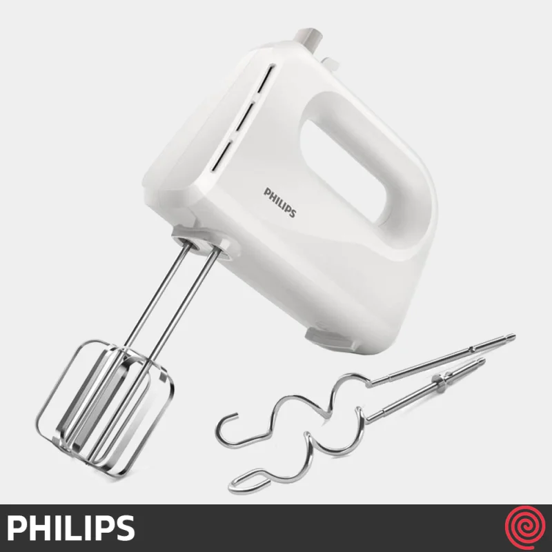 همزن دستی برقی فیلیپس مدل Philips HR3705 | رنگ سفید با توان 300 وات