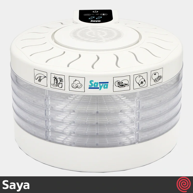میوه و سبزی خشک کن سایا مدل پاپایا - Saya Papaya | دارای 5 سبد، با توان 250 وات