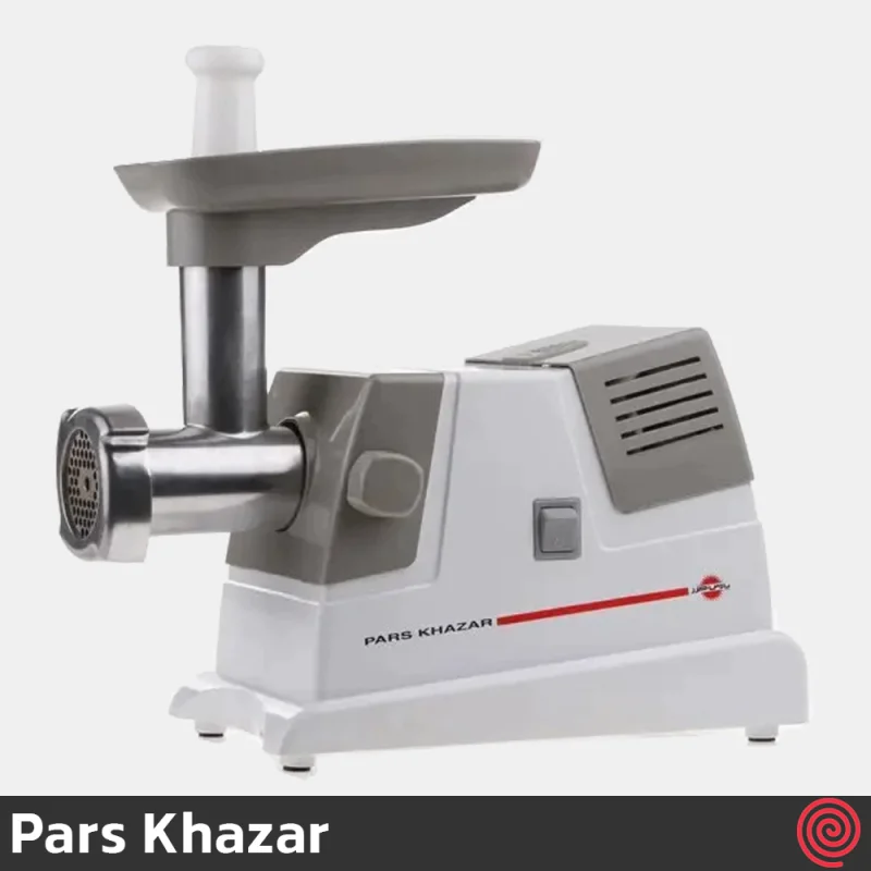 چرخ گوشت پارس خزر مدل Pars Khazar MG-1400R | رنگ سفید با توان 700 وات
