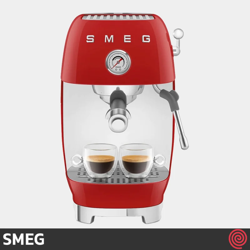 اسپرسو ساز اسمگ مدل SMEG ECF03RD | رنگ قرمز با فشار 19 بار