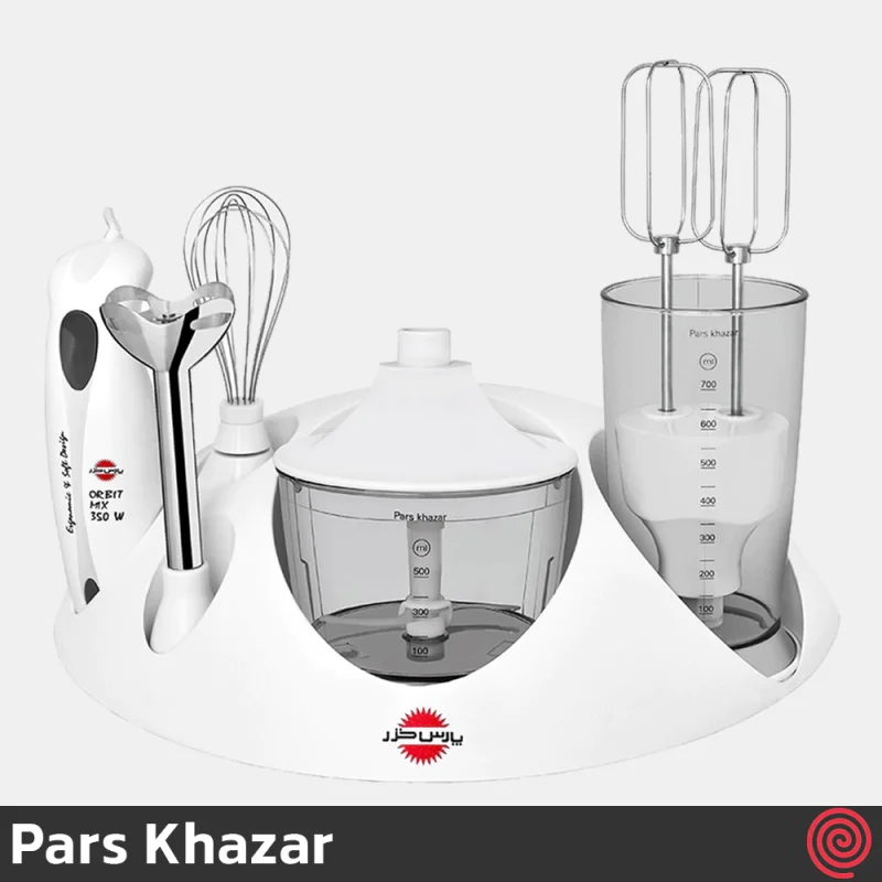 گوشت کوب برقی چند کاره پارس خزر مدل Pars Khazar Orbit Mix | با توان 320 وات