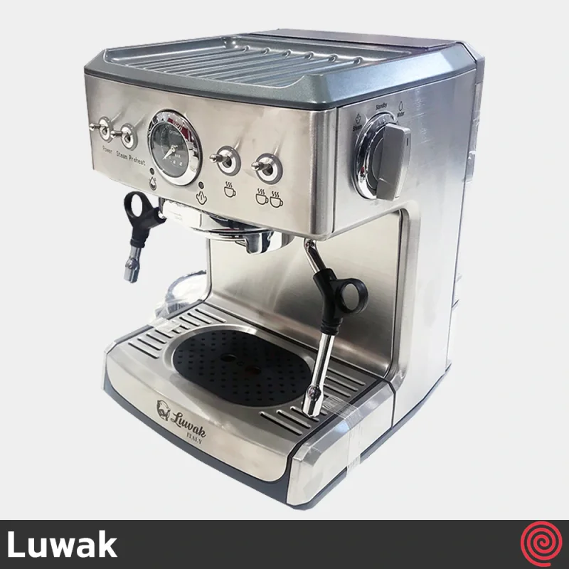 اسپرسو ساز لواک مدل Luwak LWK-CM3230 |  رنگ استیل با فشار 19 بار
