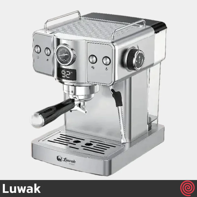 اسپرسو ساز لواک مدل Luwak LWK-CM3207 | رنگ استیل با فشار 20 بار
