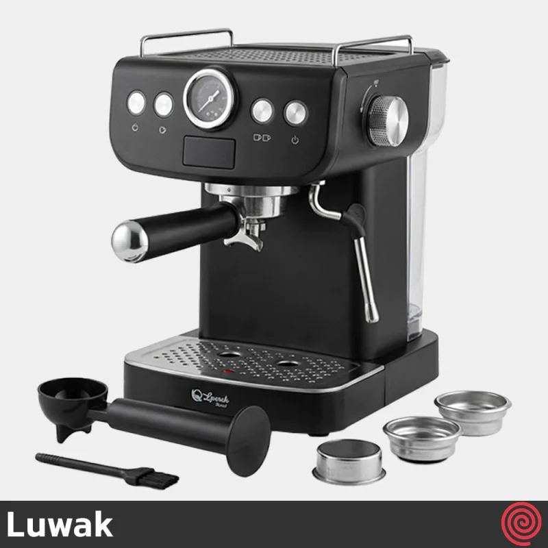 اسپرسو ساز لواک مدل Luwak LWK-CM346 | رنگ مشکی با فشار 20 بار