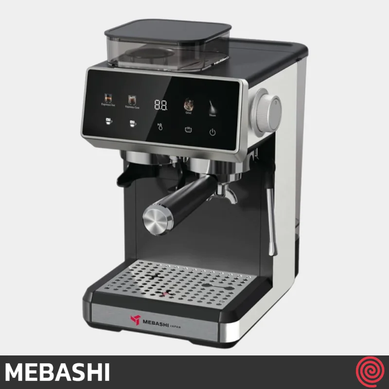 اسپرسو ساز مباشی مدل Mebashi ME-CCM2072 | نیمه اتوماتیک با آسیاب و فشار 20 بار